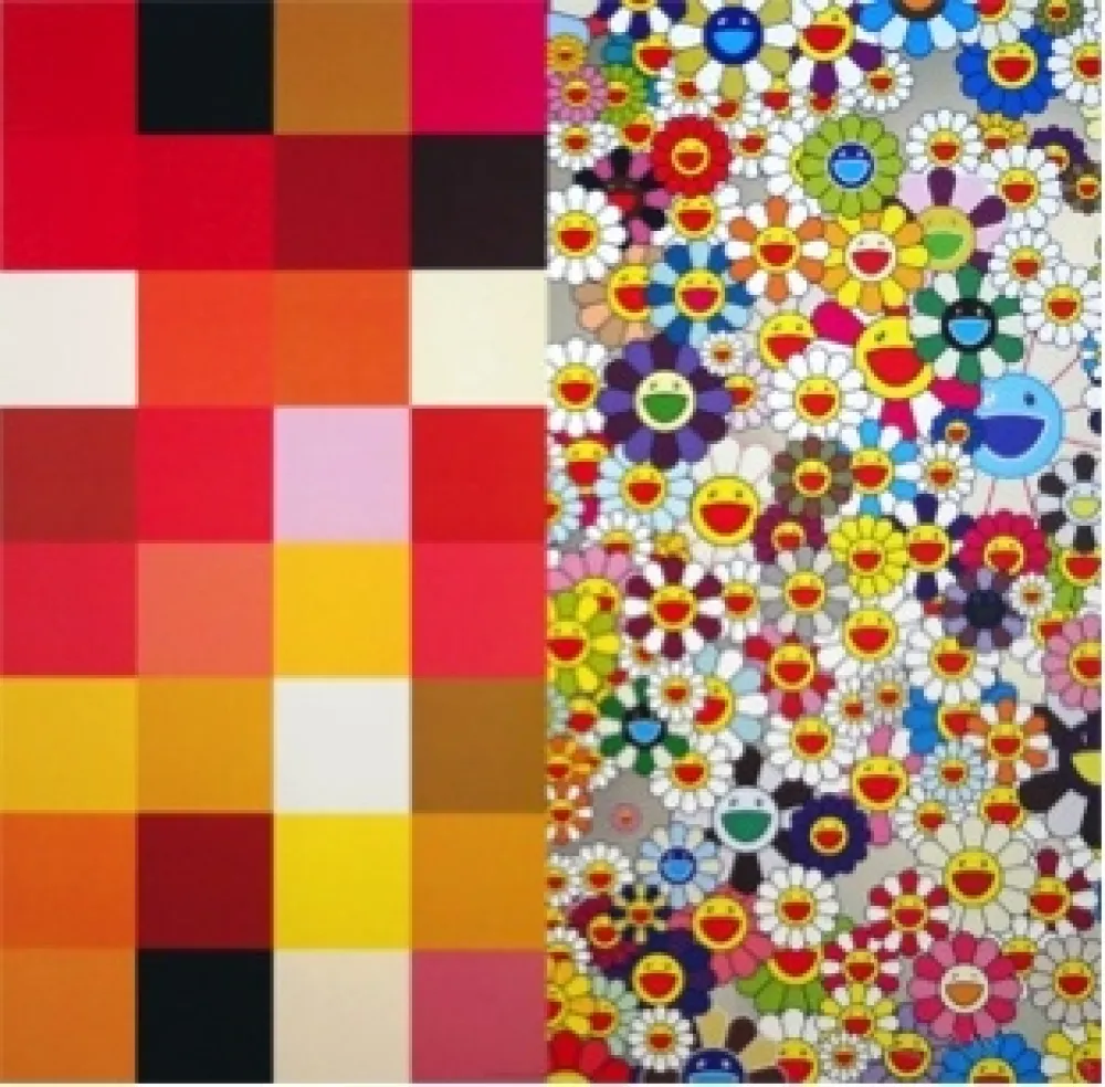 Lithograph Murakami - Acupuncture Flowers