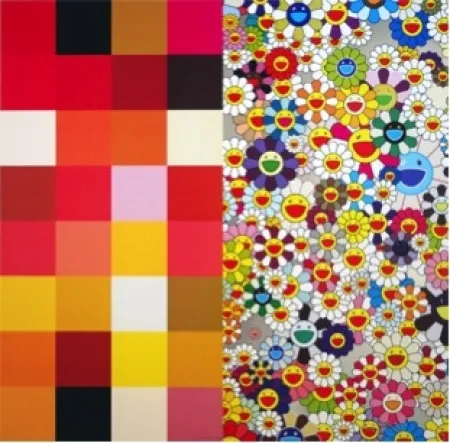 Lithograph Murakami - Acupuncture Flowers