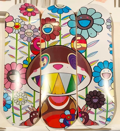 Screenprint Murakami - Eden Skateboard Deck (Set of 3)