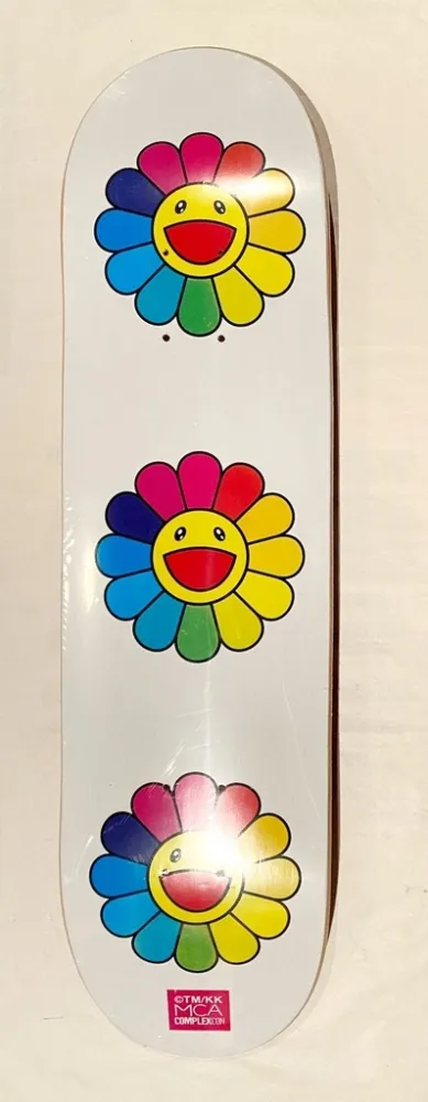 Screenprint Murakami - Flowers Skate Deck