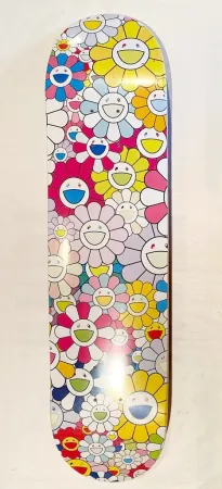 Screenprint Murakami - Flowers Skate Deck