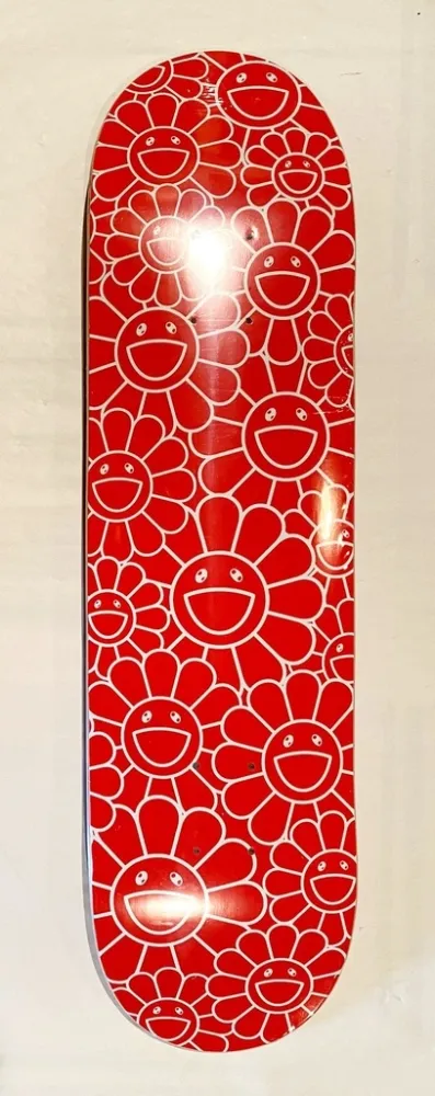 Screenprint Murakami - Flowers Skate Deck