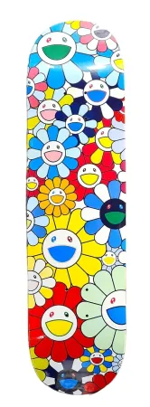 Screenprint Murakami - Flowers Skate Deck