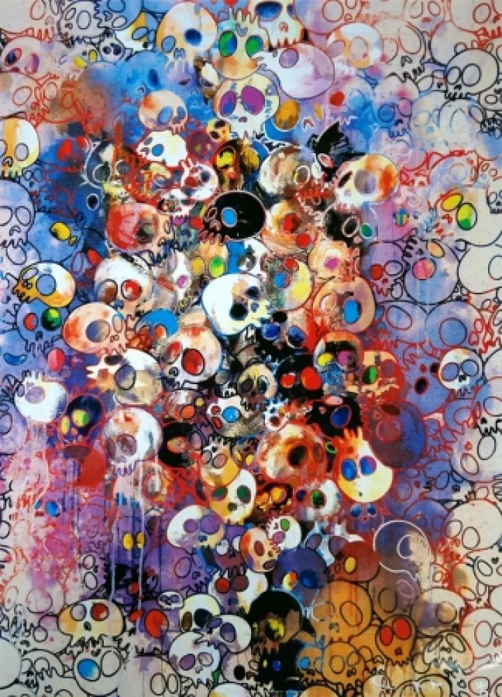 Lithograph Murakami - I have left my love far behind... Their smell, every Memento