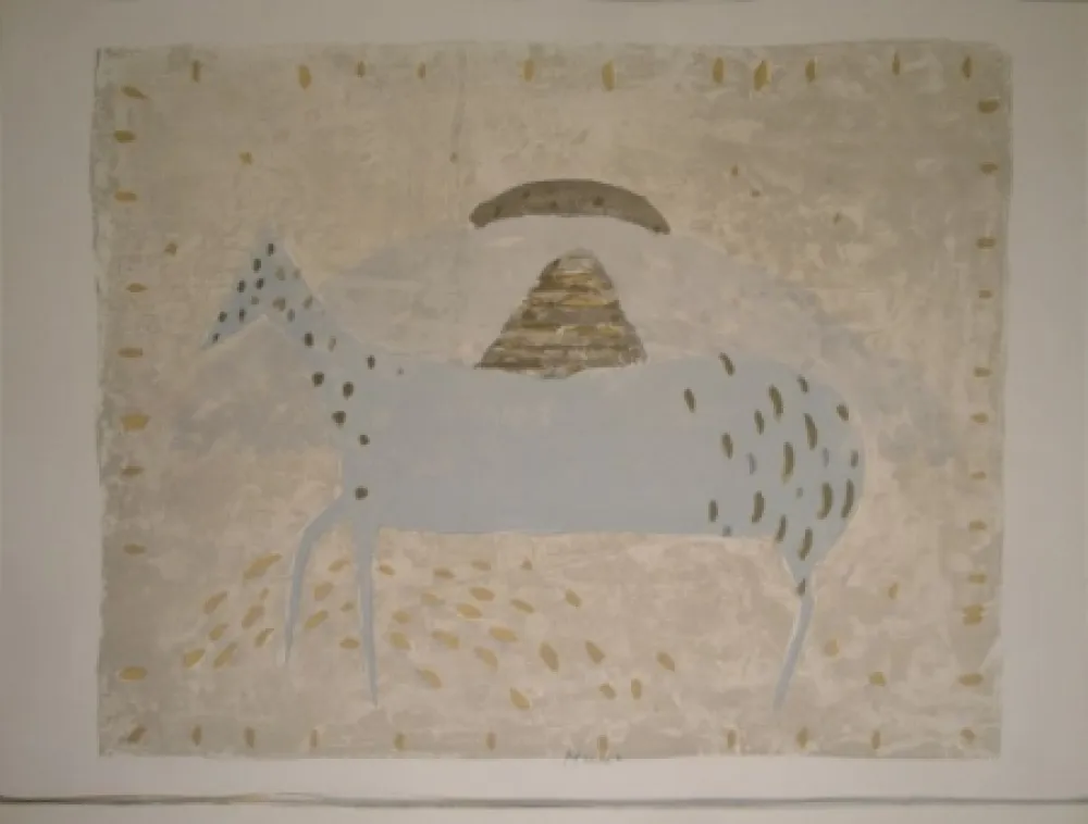 Lithograph Music - Cavallino Azzurro