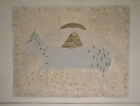 Lithograph Music - Cavallino Azzurro