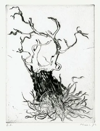 Etching Music - Motif Végétal