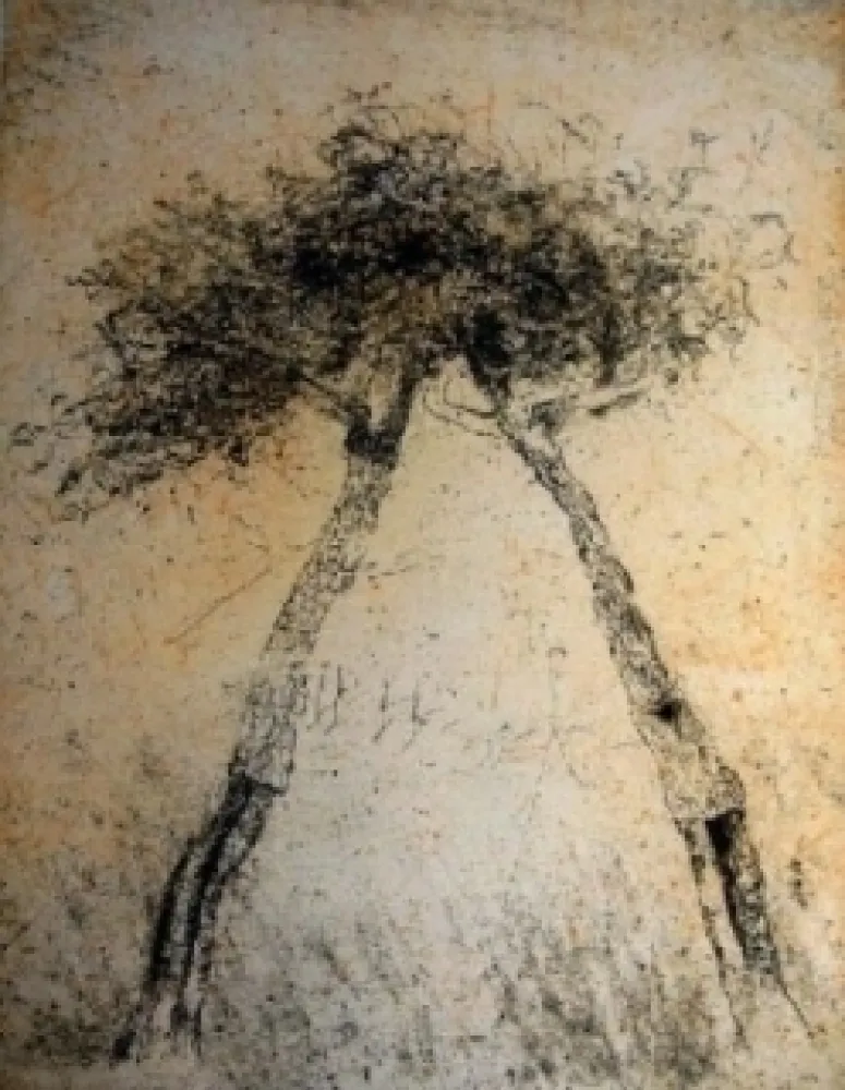 Etching And Aquatint Music - Motif végétal