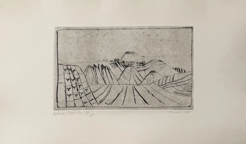 Etching Music - Paesaggio senese