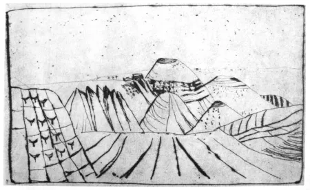 Etching Music - Paesaggio senese
