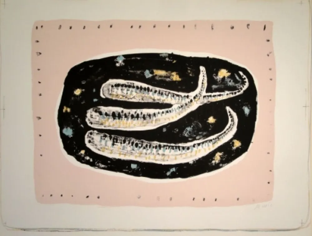 Lithograph Music - Poissons / Fische