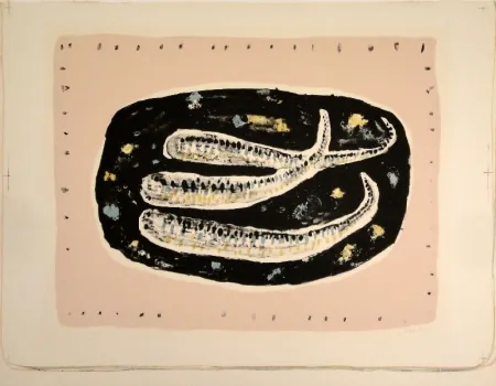 Lithograph Music - Poissons / Fische