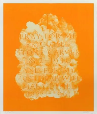 Lithograph Myles - A History of Type Design / Eric Gill, 1882-1940 (Speen, England)