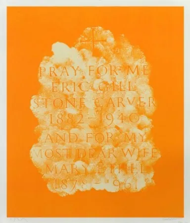 Lithograph Myles - A History of Type Design / Eric Gill, 1882-1940 (Speen, England)