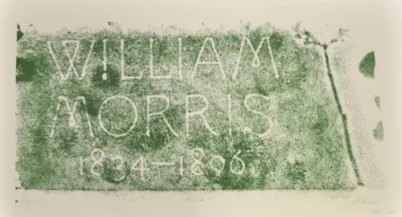 Lithograph Myles - A History of Type Desing / William Morris, 1834-1896 (Kelmscott, England)