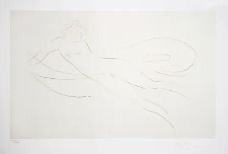Etching Nakian - Leda and the Swan - 5