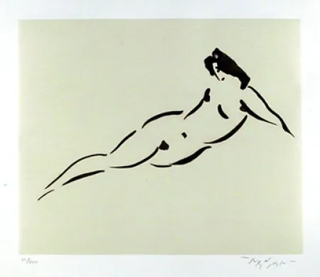 Etching Nakian - Leda and the Swan - 9