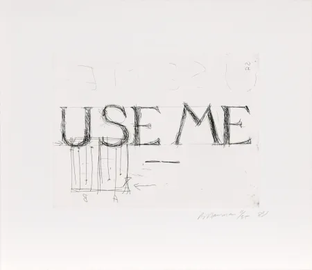 Engraving Nauman - Use Me