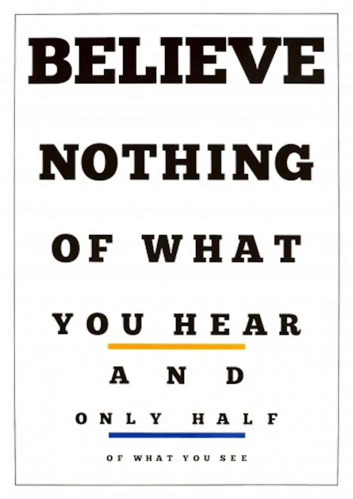 Lithograph Navarro - Carta Visual (Believe)