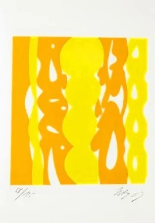 Lithograph Nay - Jean Cassou: vingt-deux poèms