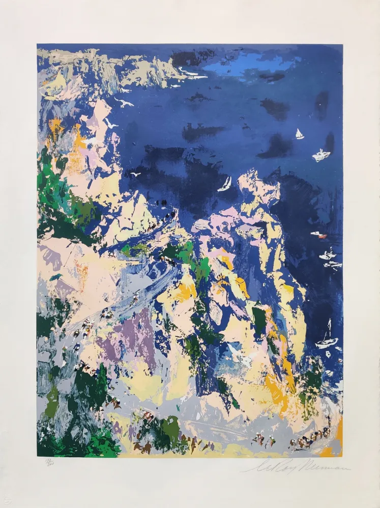 Woodcut Neiman - BIKES AND BOATS