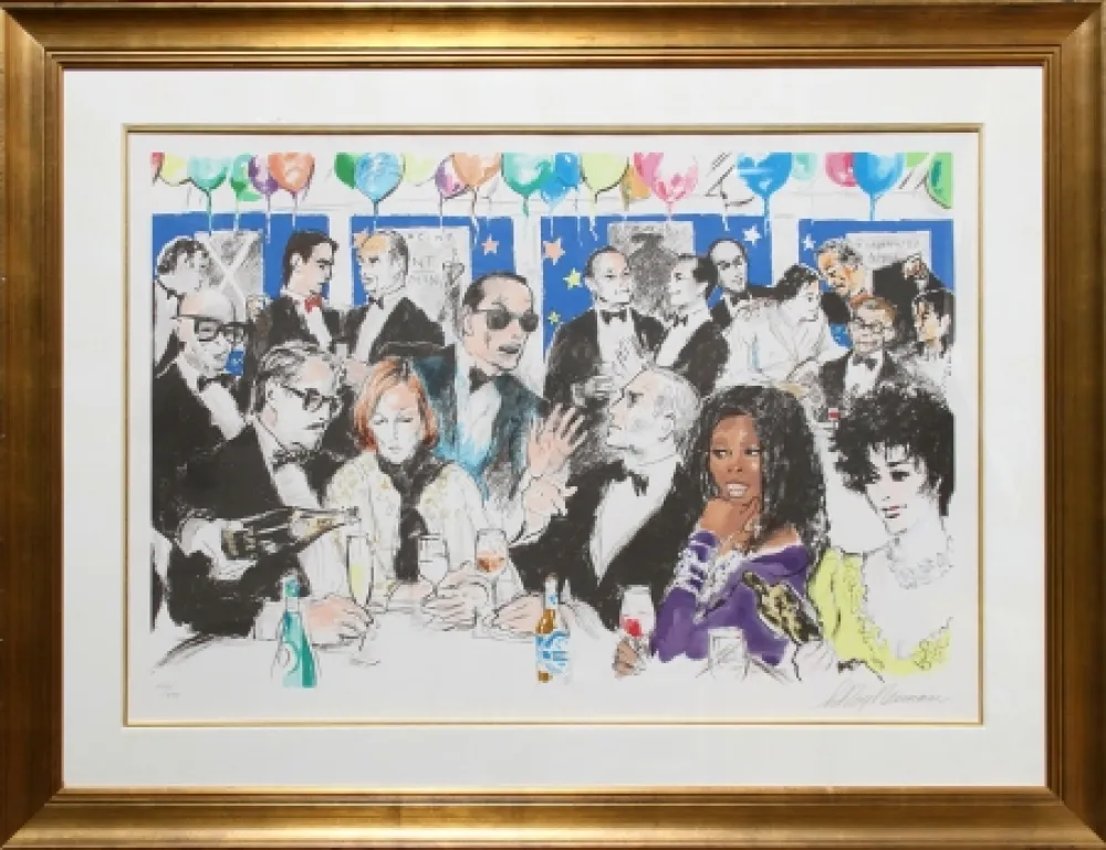 Screenprint Neiman - Celebrity Night at Spago