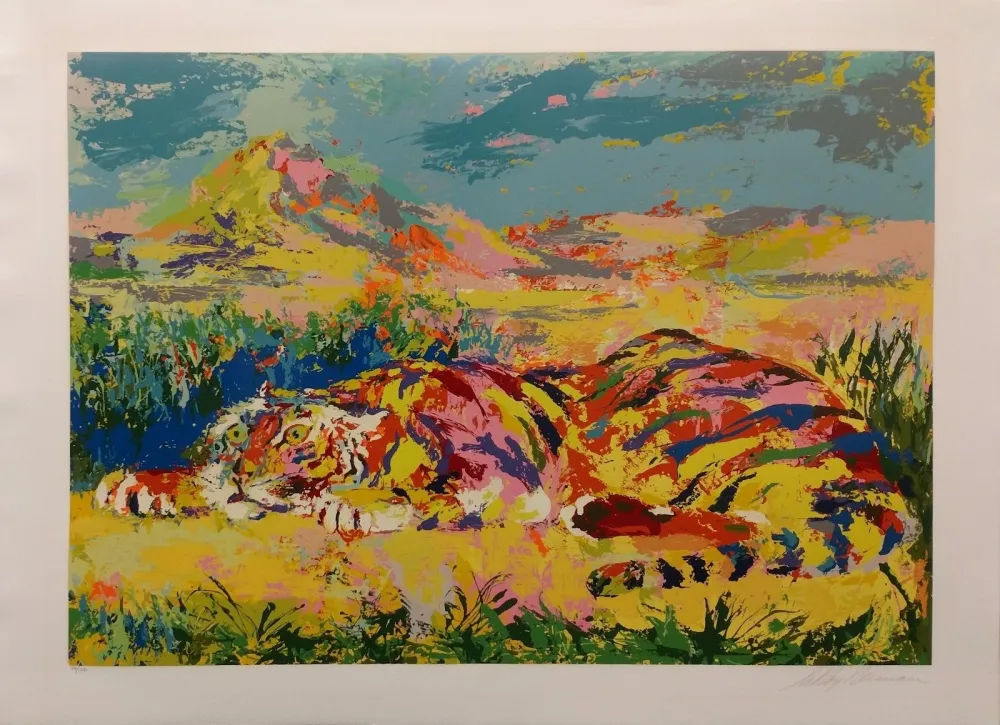 Screenprint Neiman - DELACROIX'S TIGER