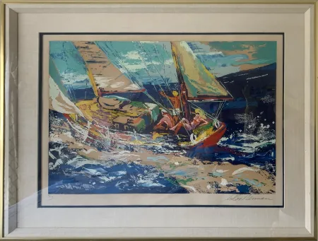 Screenprint Neiman - North Sea Sailing