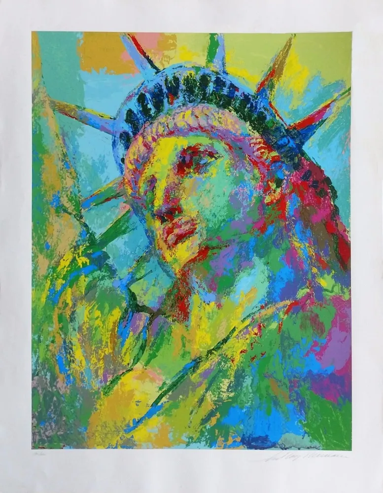 Screenprint Neiman - PORTRAIT OF LIBERTY