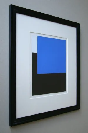 Screenprint Nemours - Espace bleu