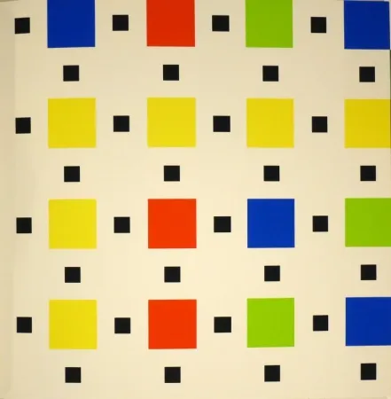 Screenprint Nemours - Trente-huit peintures à la gouache ou au vinyle