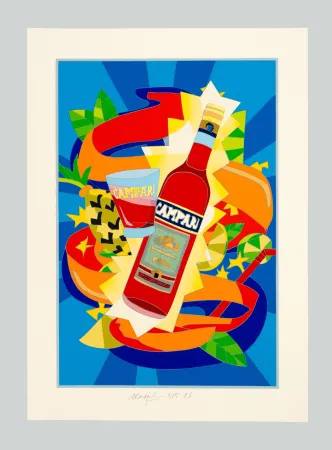 Screenprint Nespolo - Campari