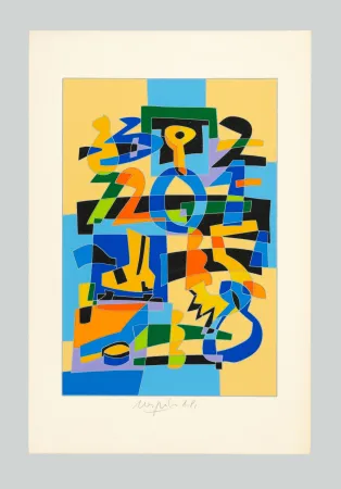 Screenprint Nespolo - Composizione