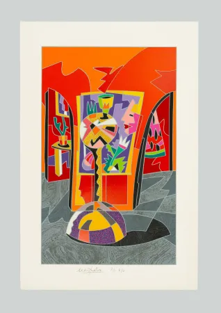 Screenprint Nespolo - Composizione