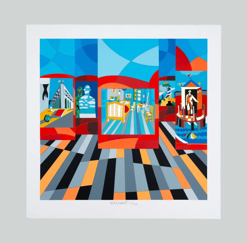 Screenprint Nespolo - Composizione