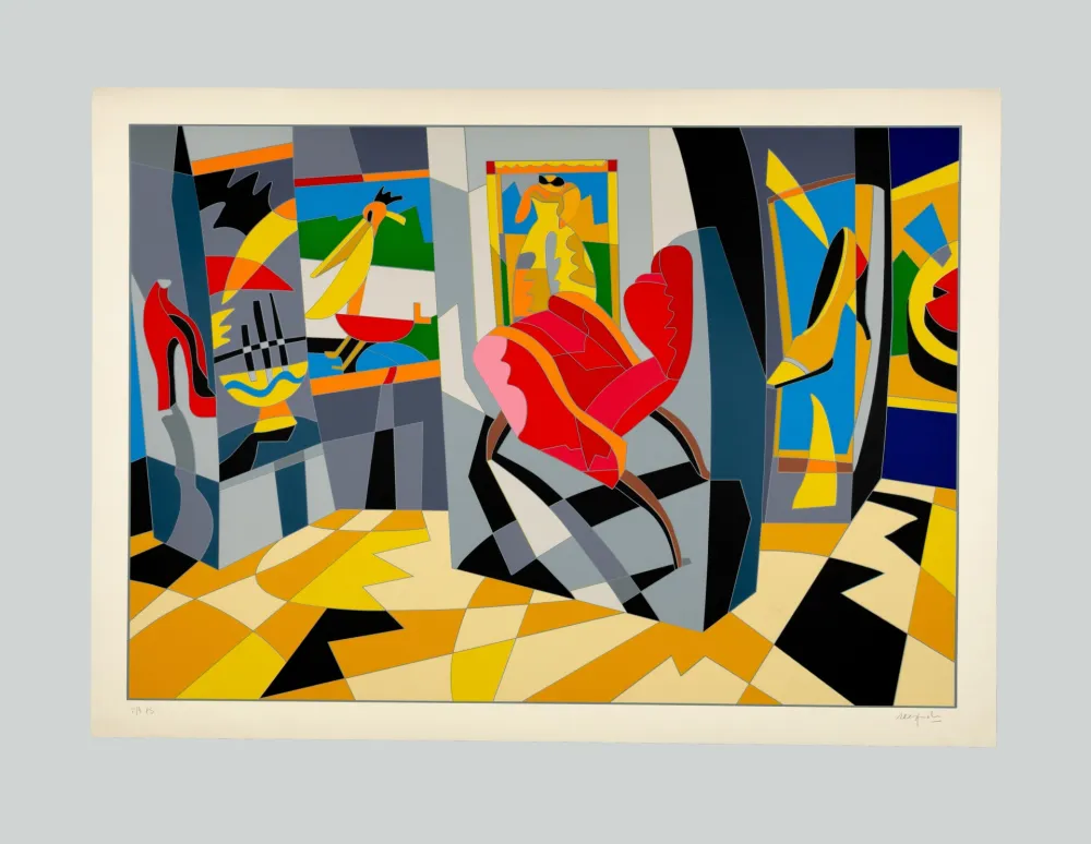 Screenprint Nespolo - Composizione