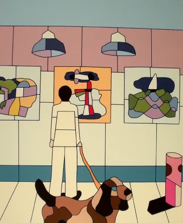 Lithograph Nespolo - Composizione 