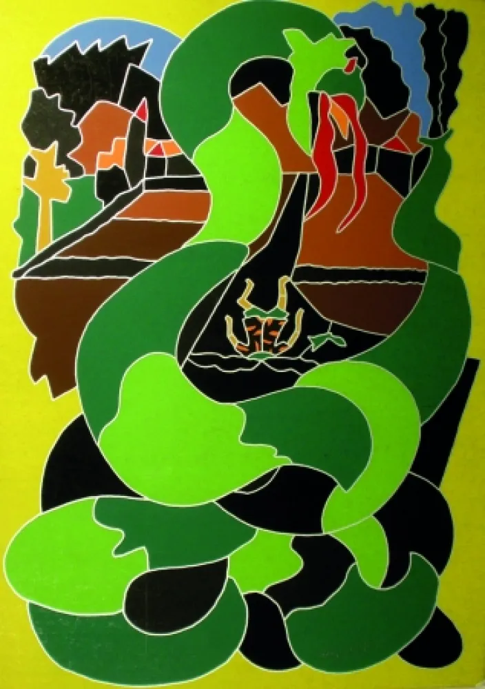 Screenprint Nespolo - Composizione