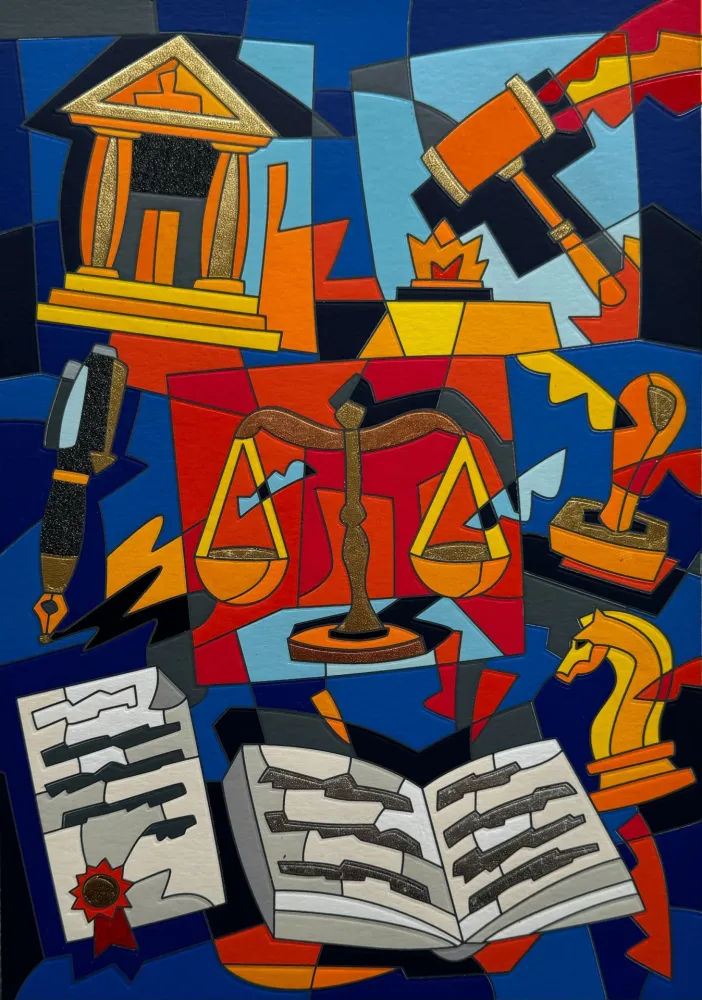 Screenprint Nespolo - Dura lex sed lex