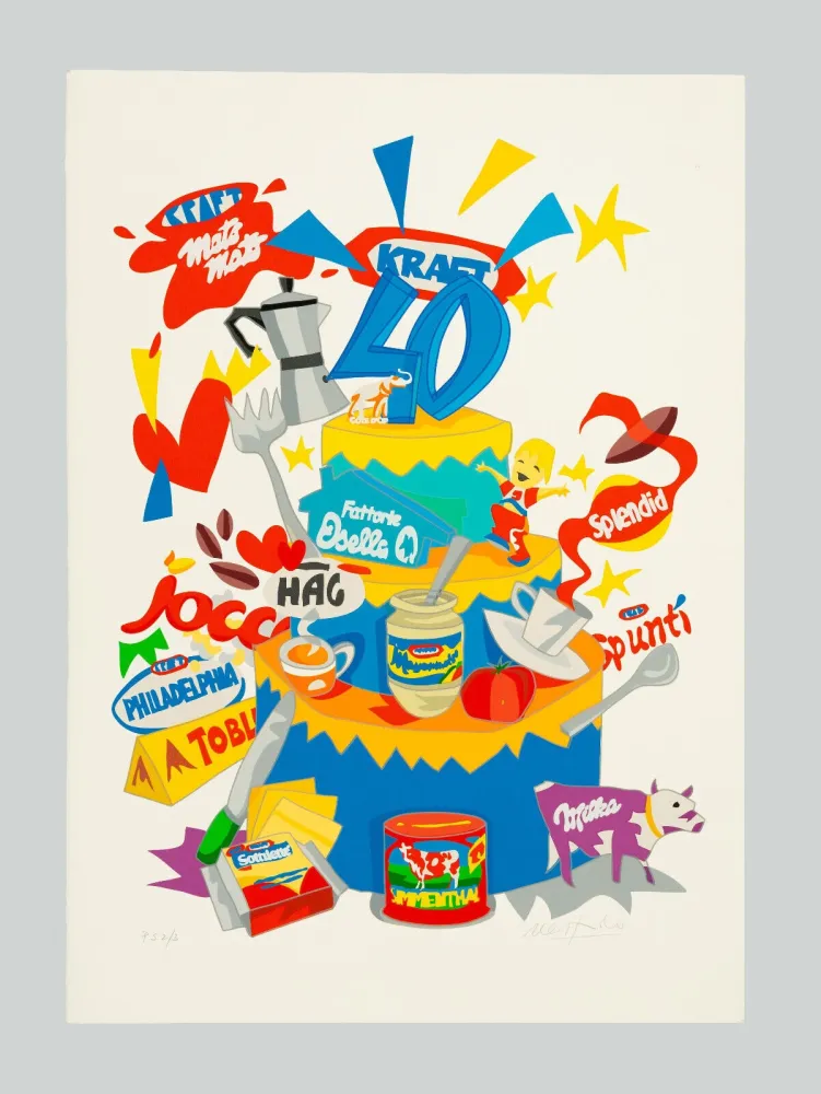 Screenprint Nespolo - Kraft