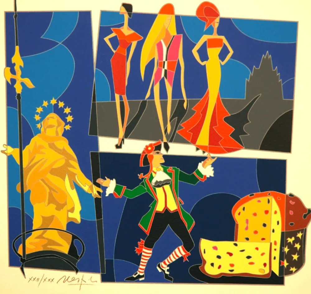 Screenprint Nespolo - Milano 2