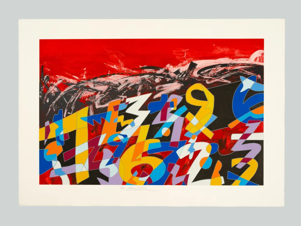 Screenprint Nespolo - Numeri