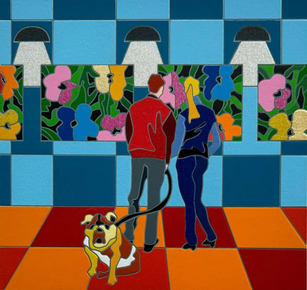 Screenprint Nespolo - Pop walk