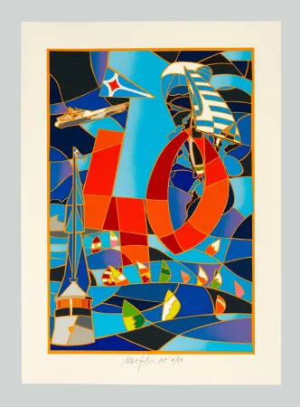 Screenprint Nespolo - Quaranta