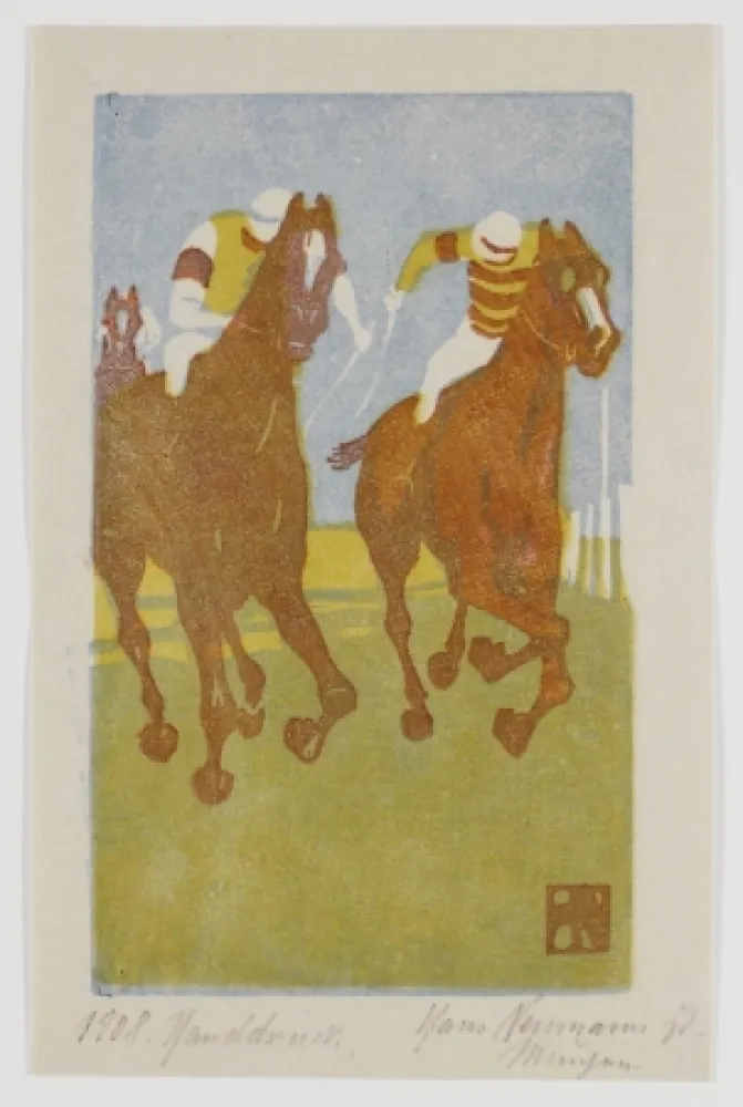 Woodcut Neumann - Finish