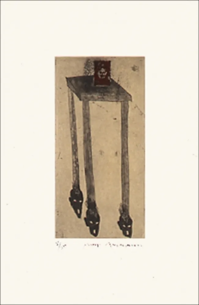 Engraving Neumann - The day before