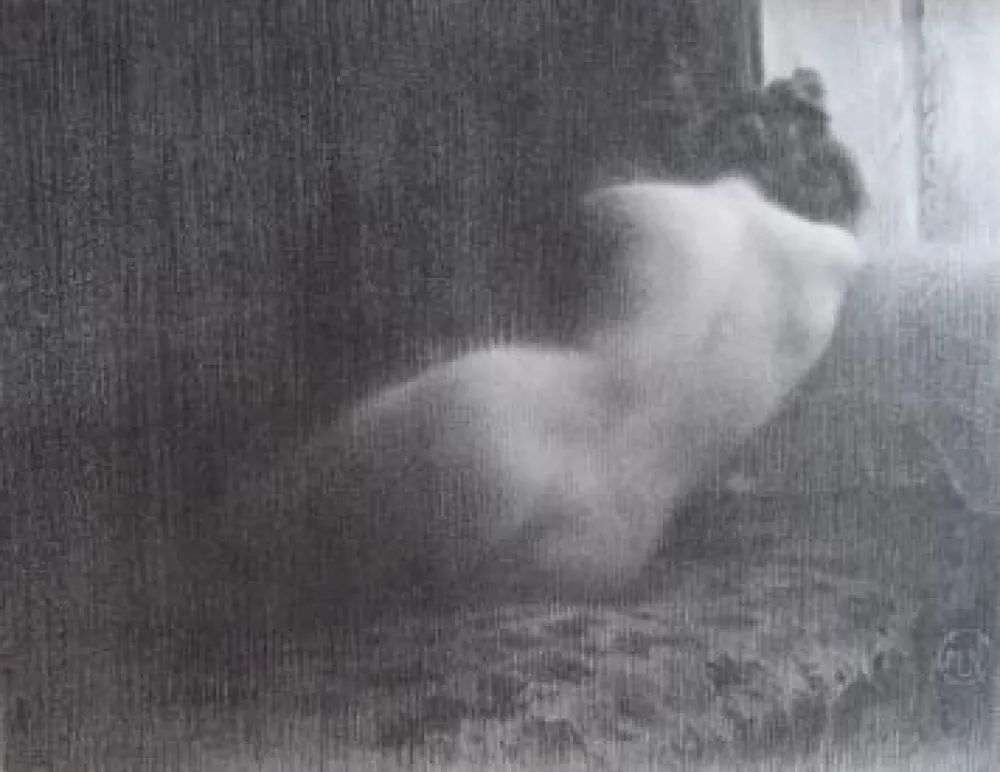 Lithograph Neumont - Etude / Boudeuse