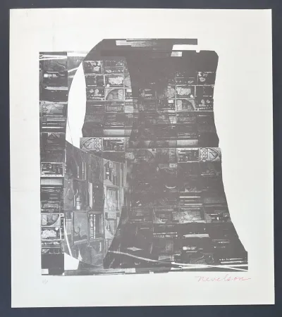 Screenprint Nevelson - Louise Nevelson (1899-1988) - Night Reflections - Screen printing on paper - 1968
