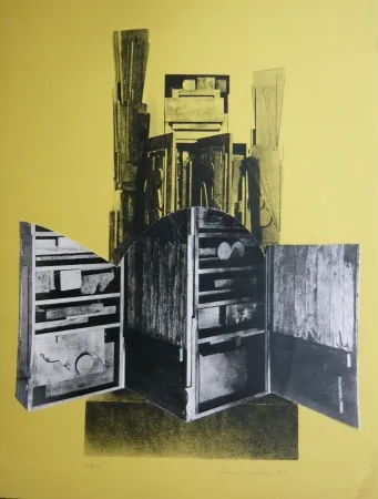 Screenprint Nevelson - Sans titre