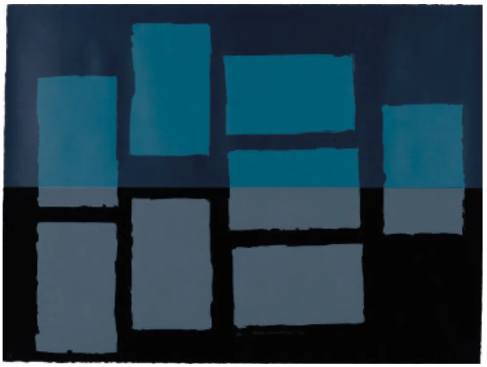 Screenprint Nevelson - Senza titolo